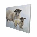 Fondo 16 x 20 in. Sheep & Its Baby-Print on Canvas FO2779759